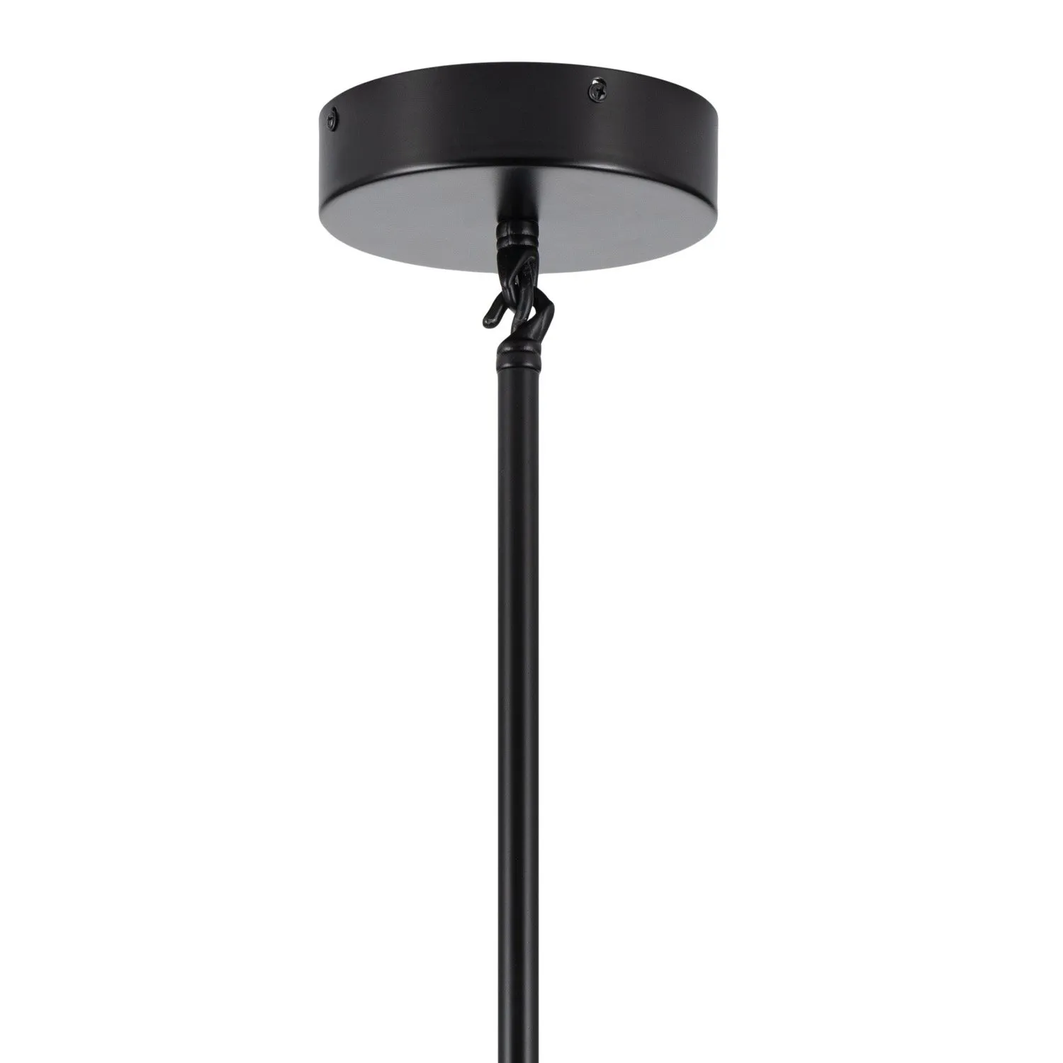 Lampa wisząca MODERN ORCHID-9 bursztynowo czarna 150 cm - obrazek 8