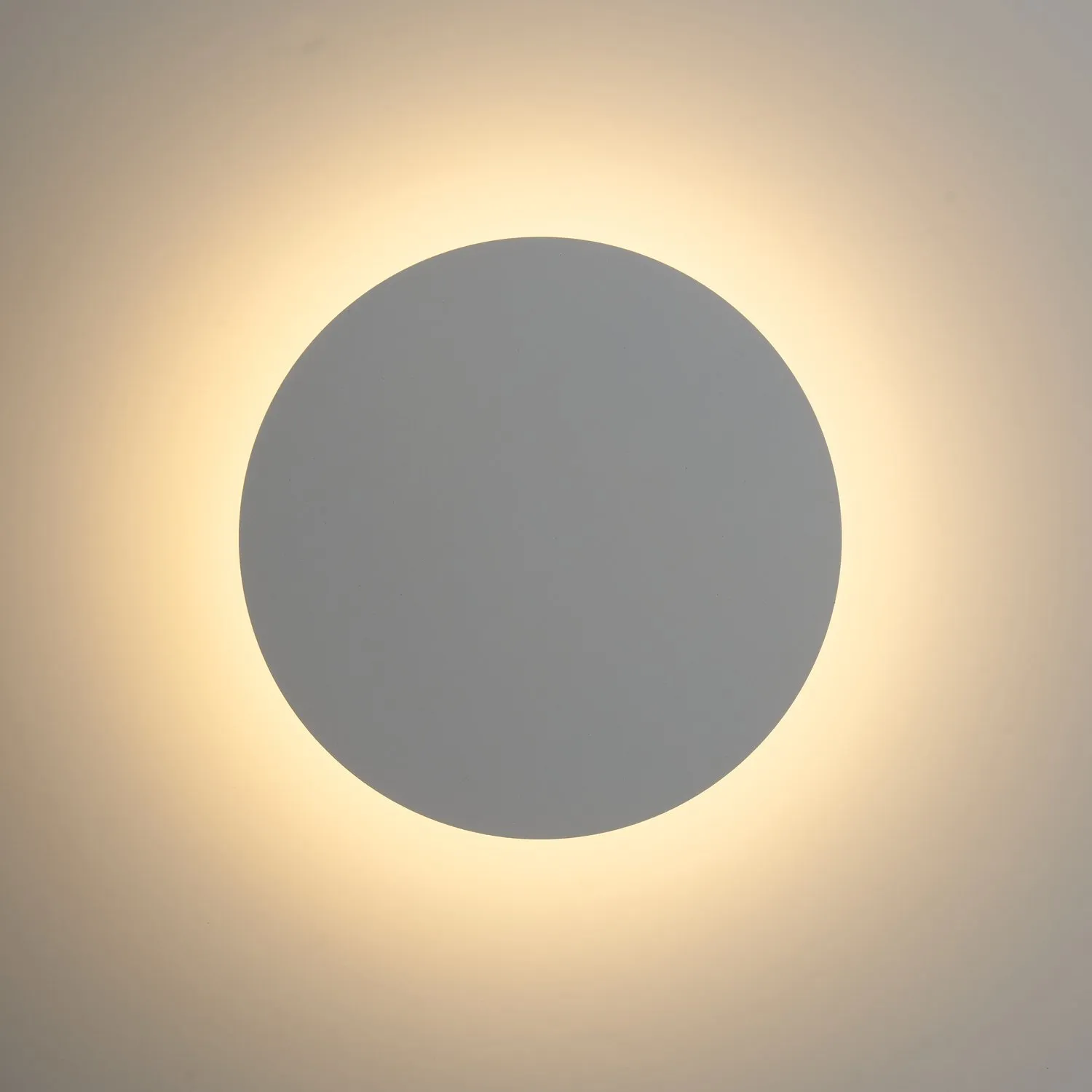 Lampa ścienna NYX 20 cm - LED okrągła, metalowa, biała - obrazek 4