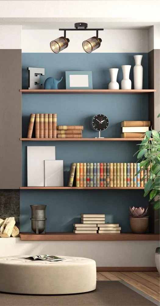 LAMPA SUFITOWA CANABERA KAWOWE ZŁOTO 2X40W E14 KLOSZ BURSZTYNOWY - obrazek 16