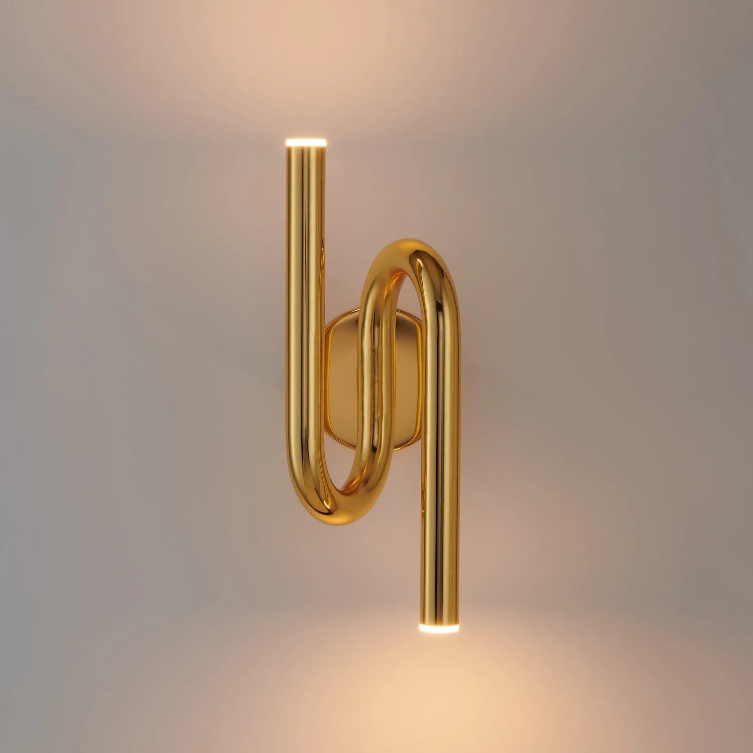 Lampa ścienna MYK LED złota 38 cm - obrazek 7