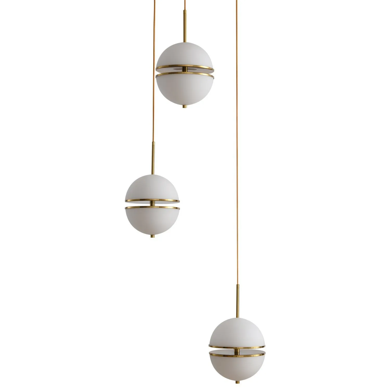 Lampa wisząca SFERA-3 LED złota 50 cm - obrazek 4