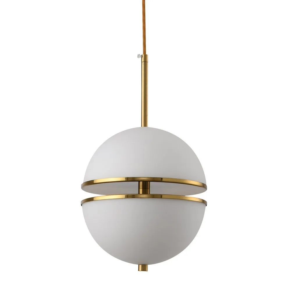 Lampa wisząca SFERA-1 LED złota 20 cm - obrazek 3