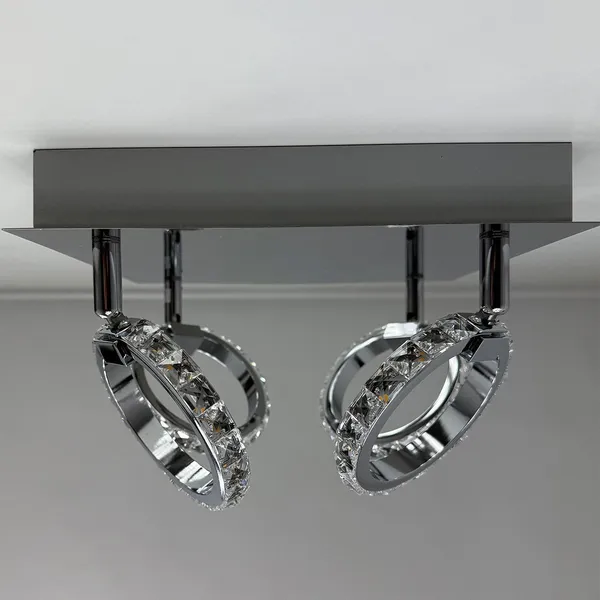 Plafon Carrara srebrny LED 3000K