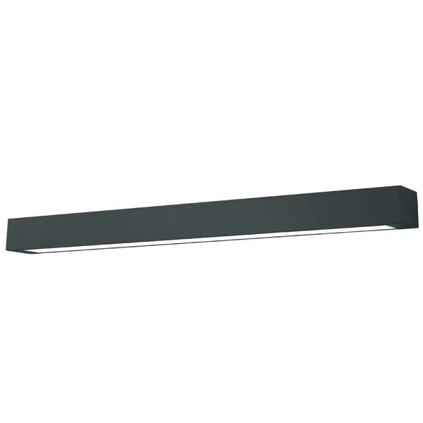 Lampa sufitowa Ibros XL czarna IP44 LED 4000K