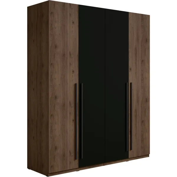 Szafa 180 MARGHERA 20 orzech elegant / czarny onyx