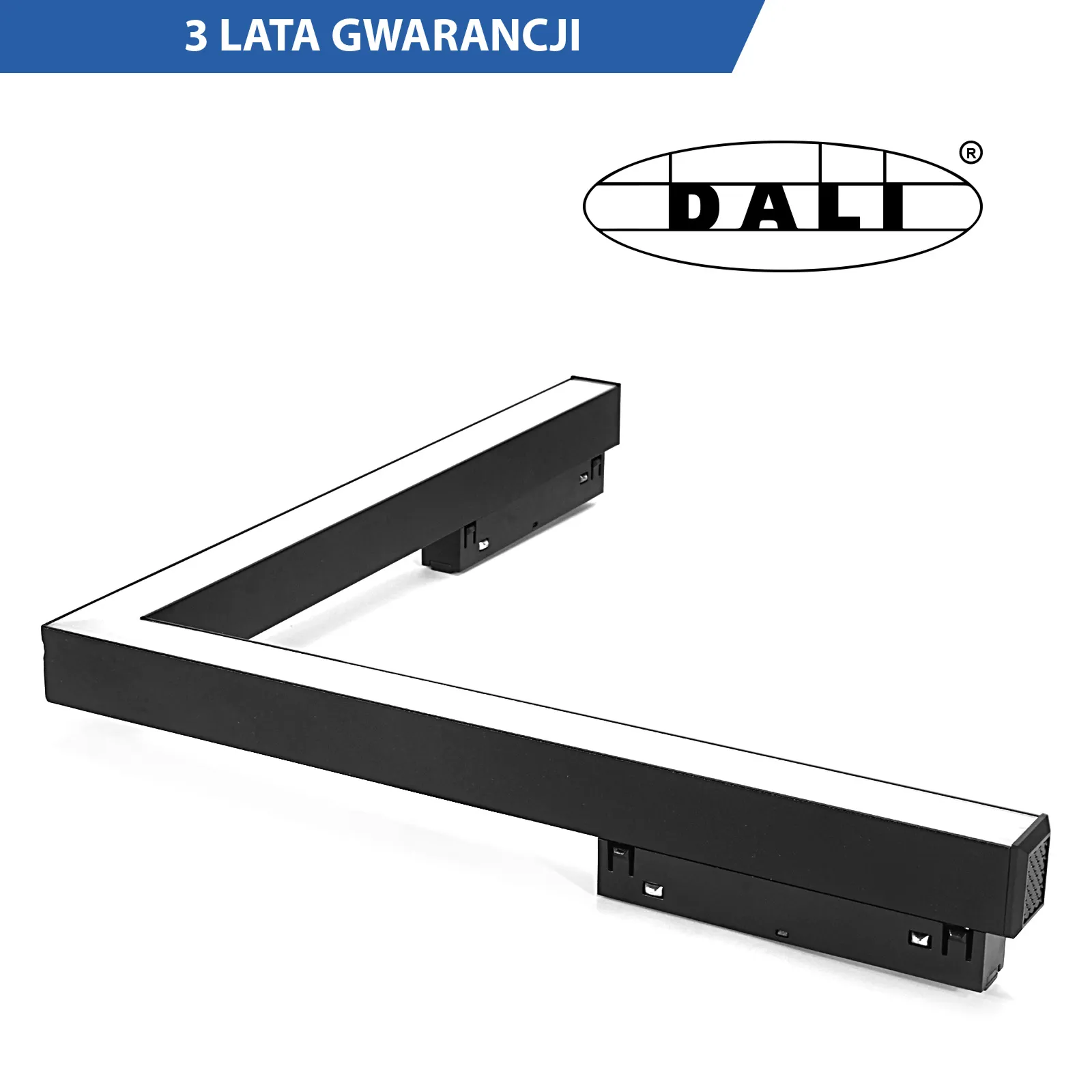 Lampa magnetyczna DDCX-B12 24W DALI CCT czarny