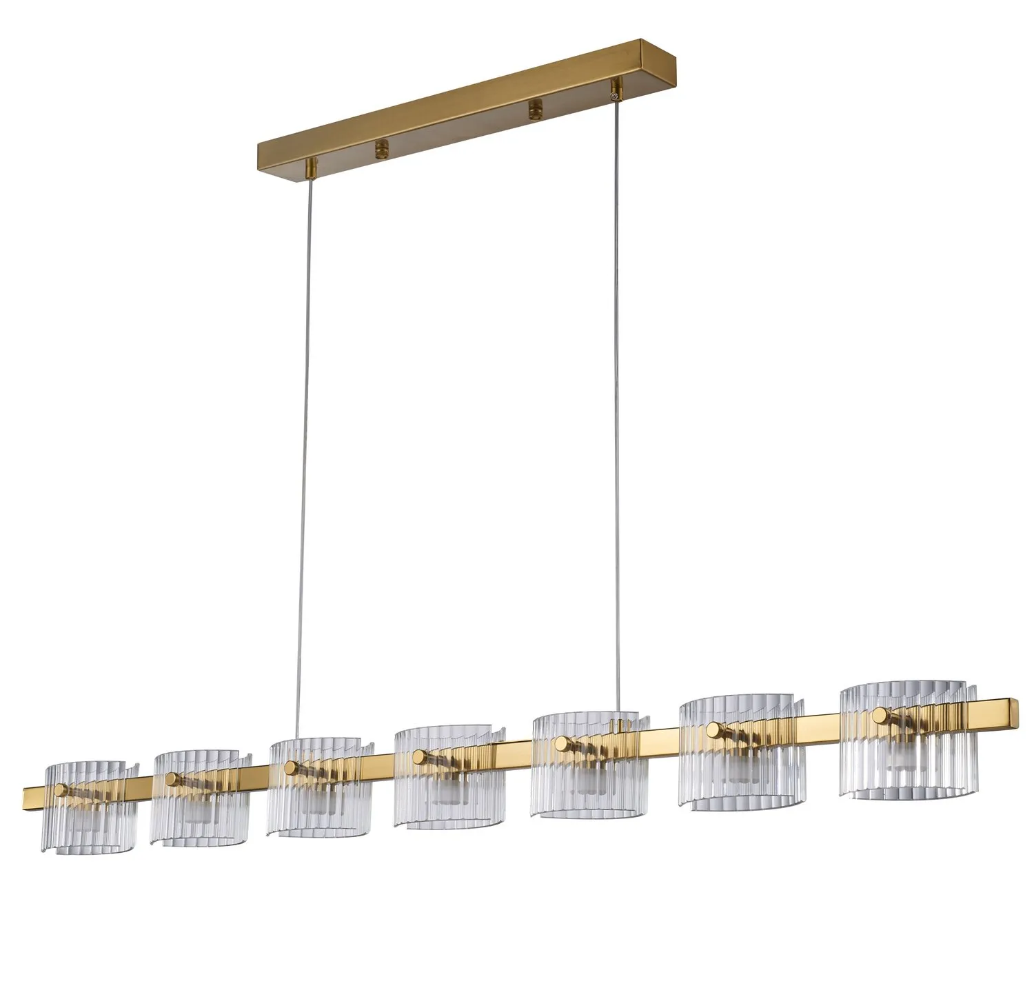 Lampa wisząca LED BACCIO złota 120 cm, złota - obrazek 4
