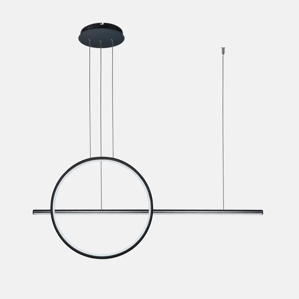 Lampa wisząca Linea No.2 100 40cm czarna 3k