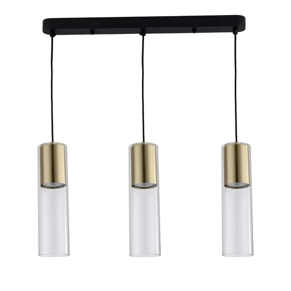 Lampa wisząca Manacor złota 3xGU10