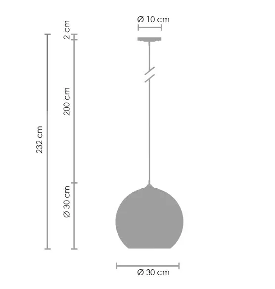 Lampa wisząca MIRROR GLOW - M miedziana 30 cm - obrazek 10