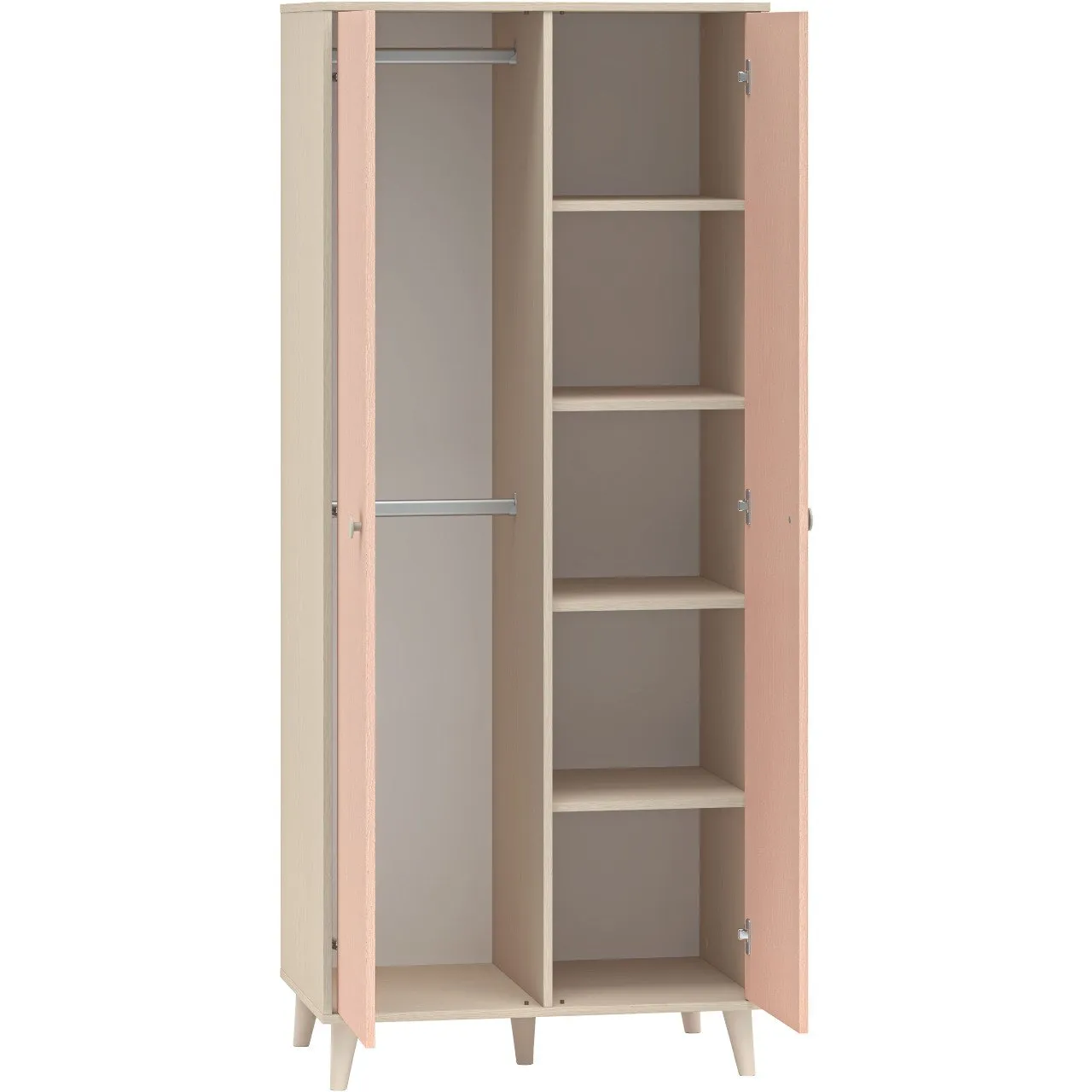 Szafa EVE 02 piasek pustyni / millenial pink - obrazek 3