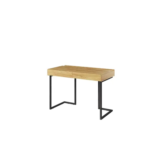 Biurko 110 2s wolnostojące hikora naturalna/raw steel TEEN FLEX TF06+TF15