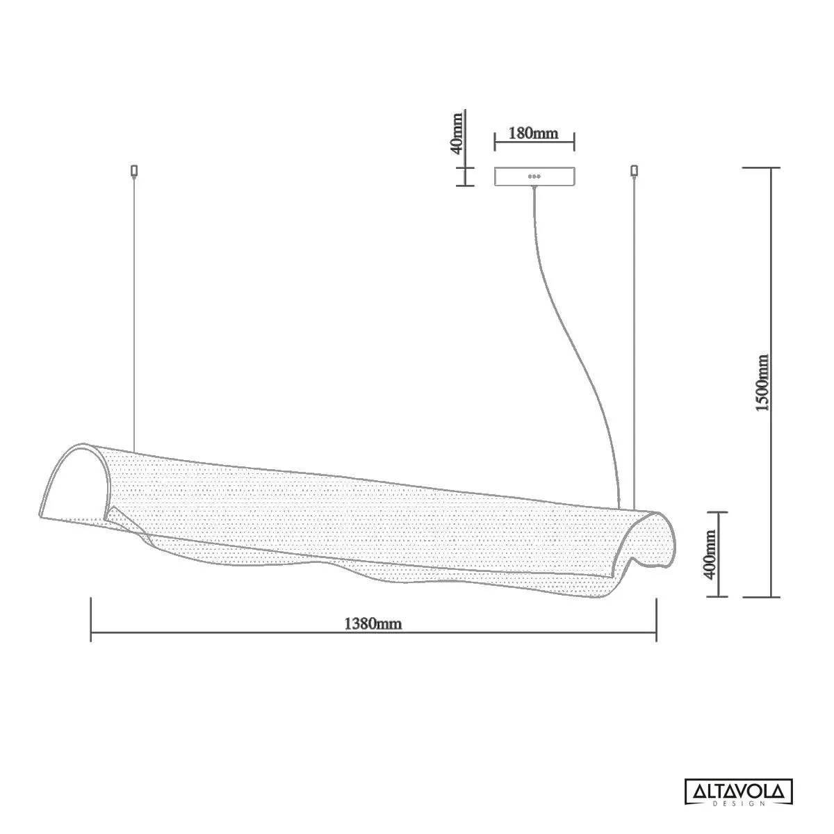 Lampa wisząca Cortina No.3 - obrazek 13