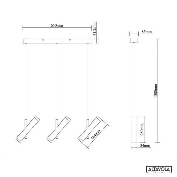 Lampa wisząca Lunette No.4 czarna - obrazek 11