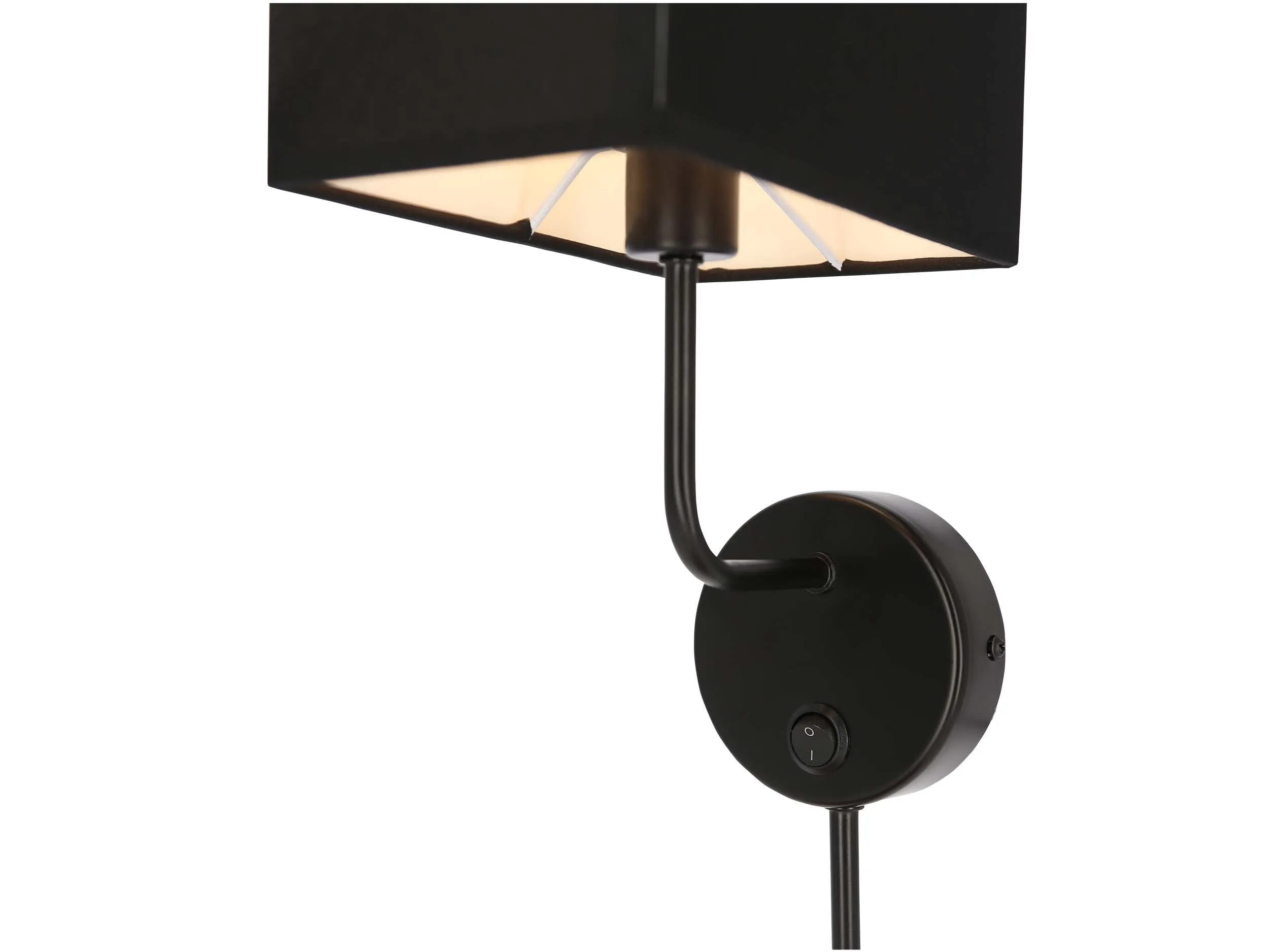 Keto lampa kinkiet czarny 1x40w e14 abażur czarny z włącznikiem - obrazek 21
