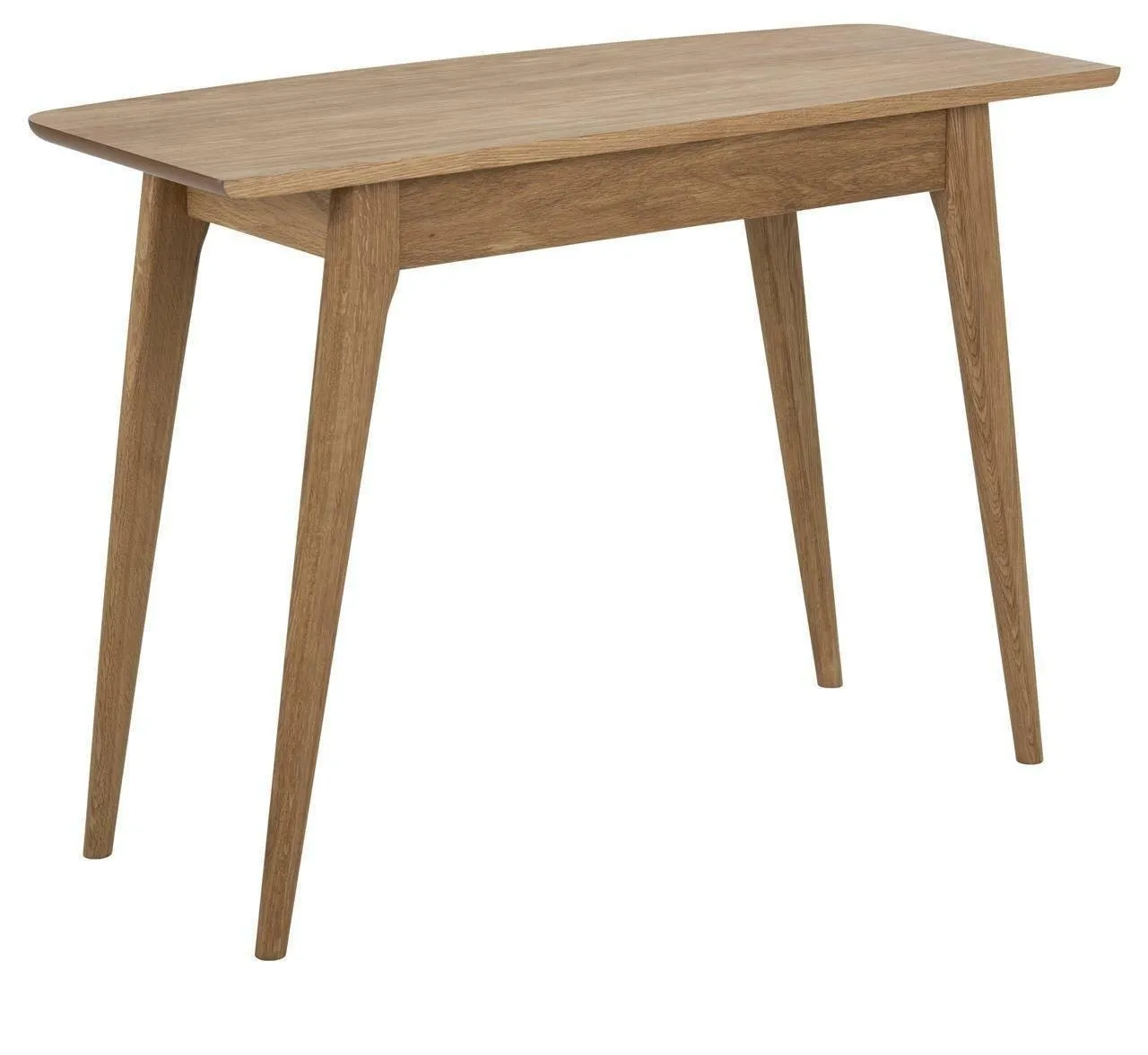 Biurko Actona Woodstock skandynawskie z szufladą dąb naturalny 105 cm - obrazek 6