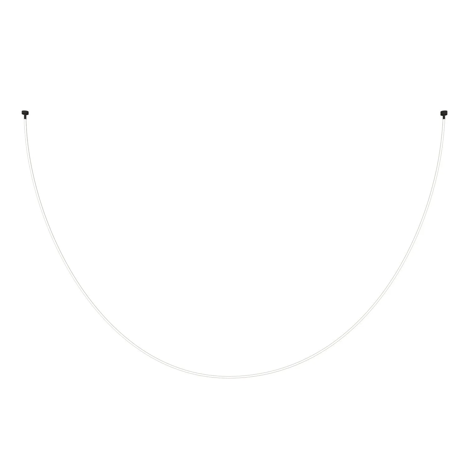 Lampa wisząca SNAKE LED wąż ledowy czarna 500 cm - obrazek 9