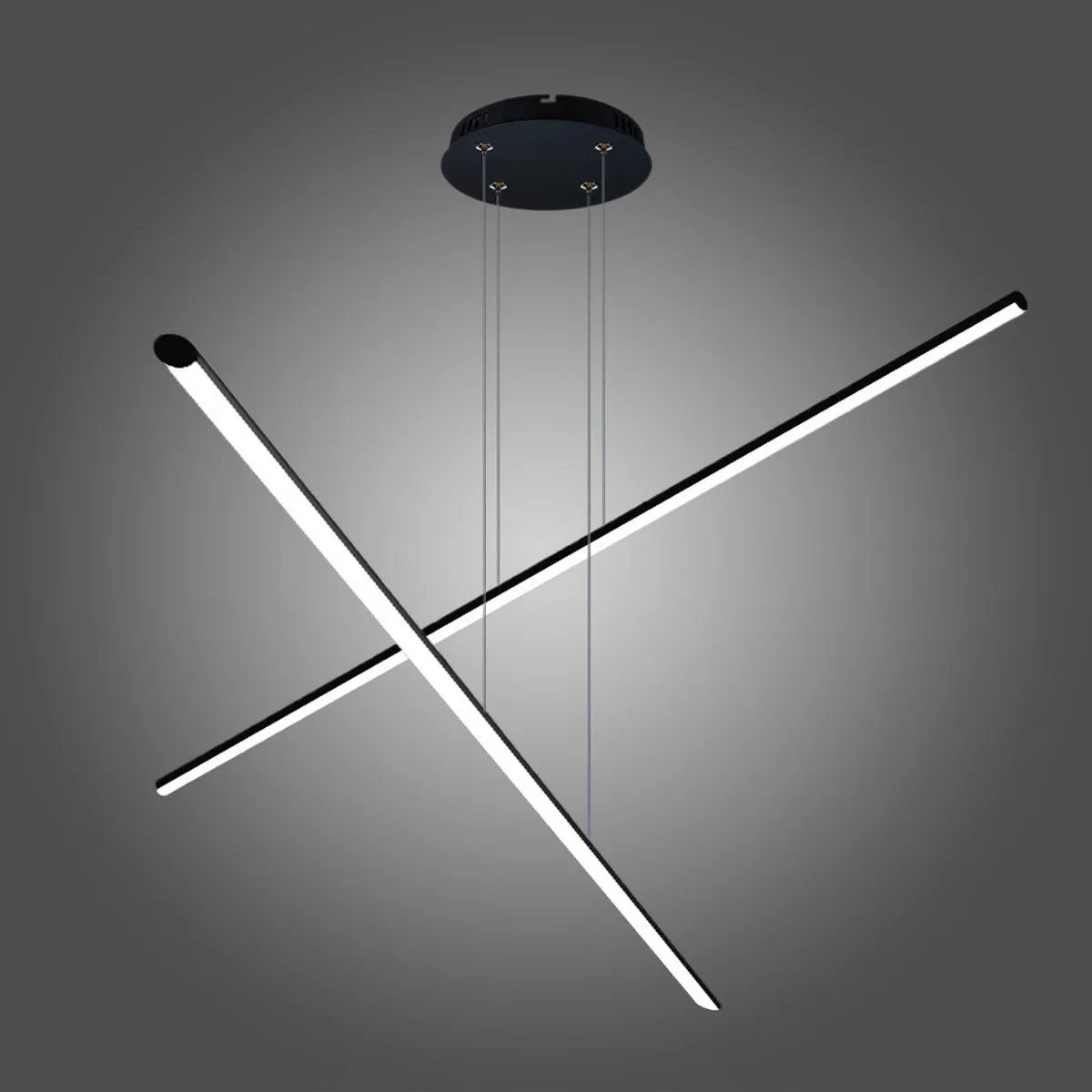 Lampa wisząca LINEA No.2PB 100cm 3k czarna Altavola Design
