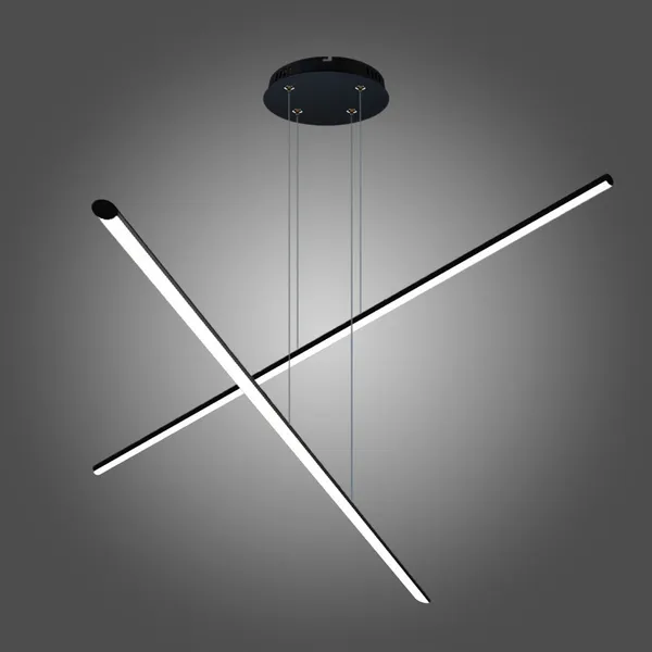 Lampa wisząca LINEA No.2PB 100cm 3k czarna Altavola Design