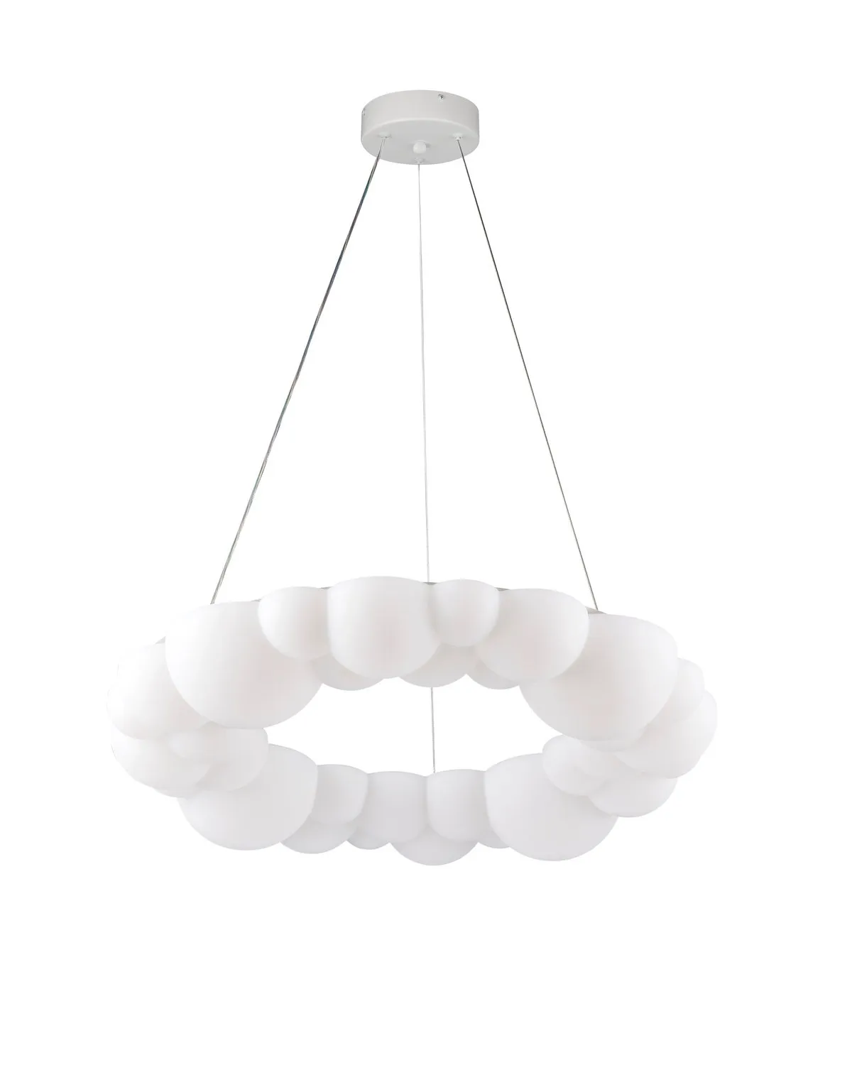 Lampa wisząca CLOUD 50 cm- akrylowa, w kształcie chmurki 3000 - 4000 - 6000 K