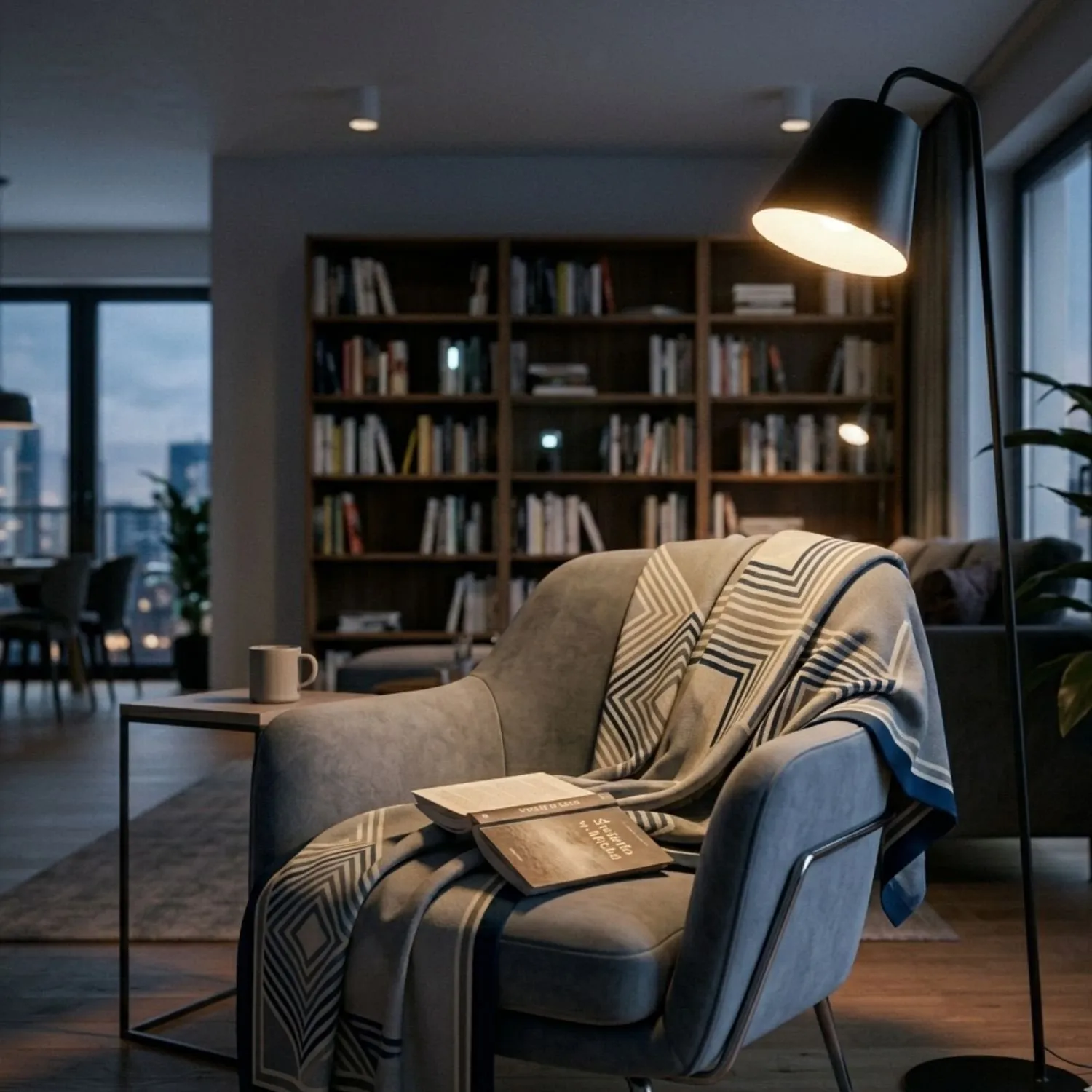 Lampa podłogowa ZEN F czarna - obrazek 3
