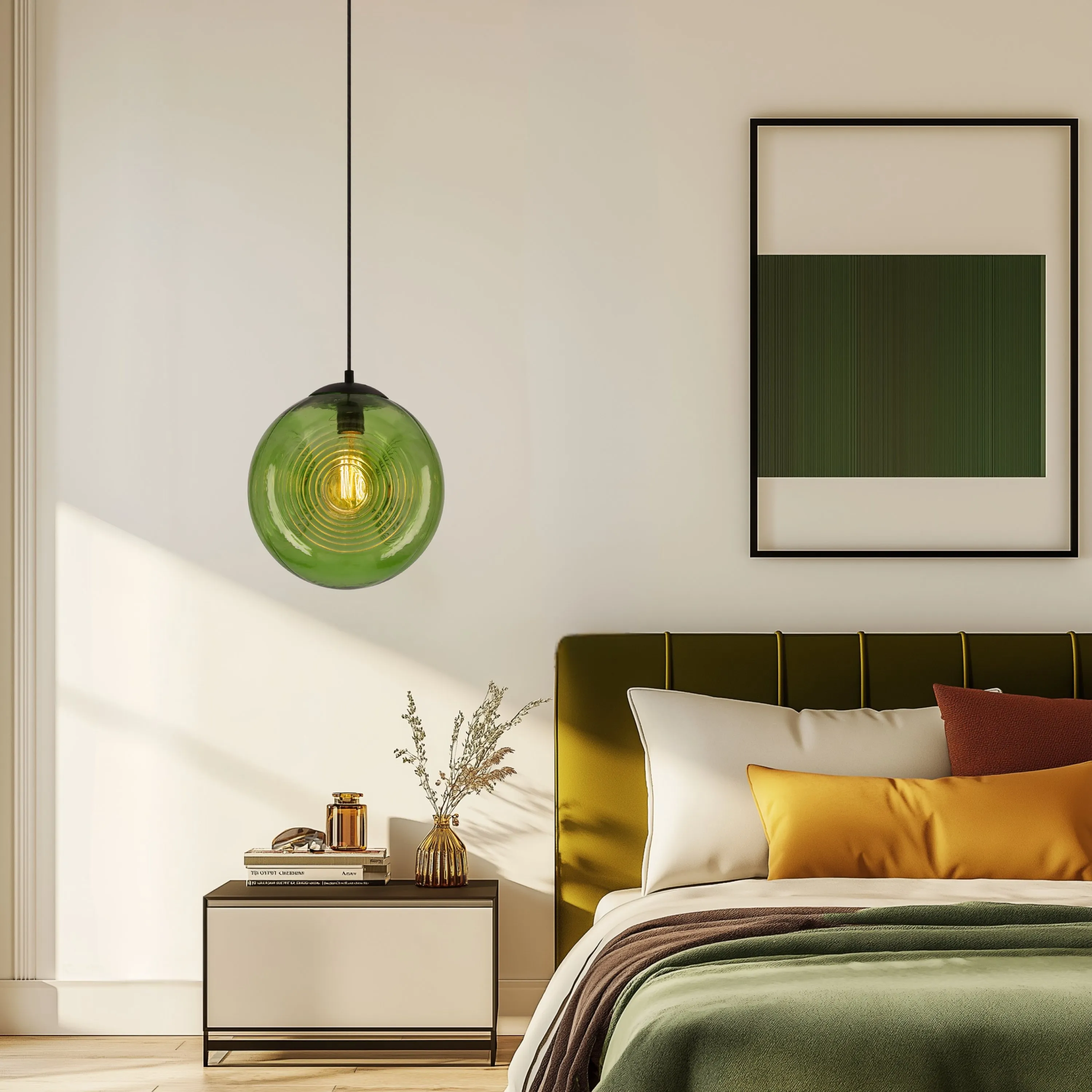 CLUB LAMPA WISZĄCA 28 1X60W E27 ZIELONY - obrazek 4
