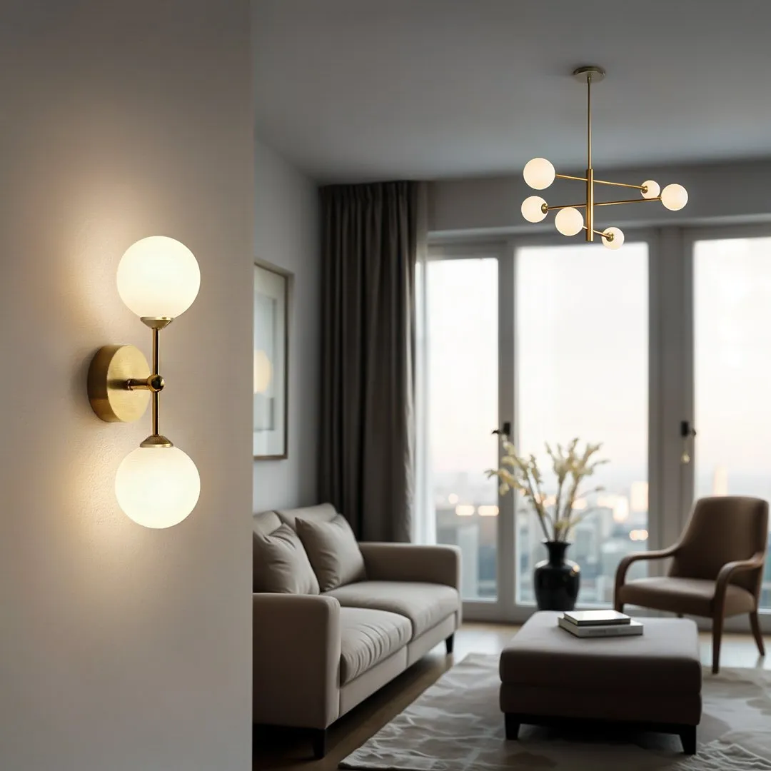 Lampa Dekoracyjna AM201 6xG9 Złota GARDA - obrazek 4