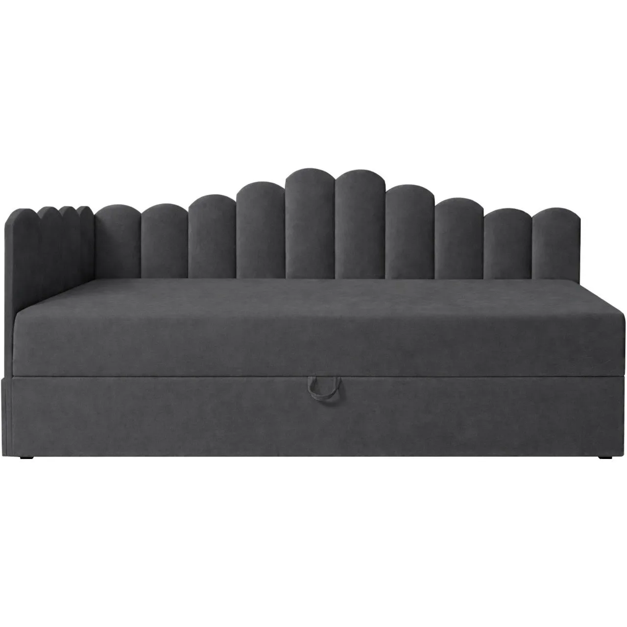 Łóżko dziecięce tapicerowane 80x200 NELA royal 38 lewe - obrazek 2