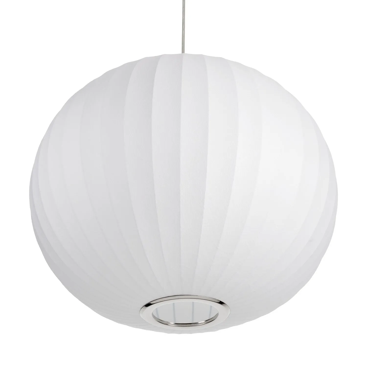 Lampa wisząca SILK biała 50 cm - obrazek 5