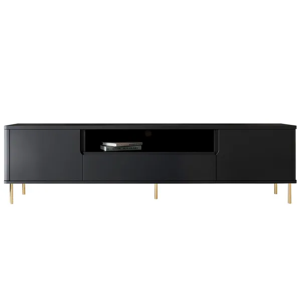 Komoda RTV RADIUS 180NZ czarny