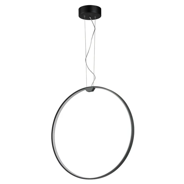 Lampa wisząca ACIRCULO 60 cm - czrny ring LED