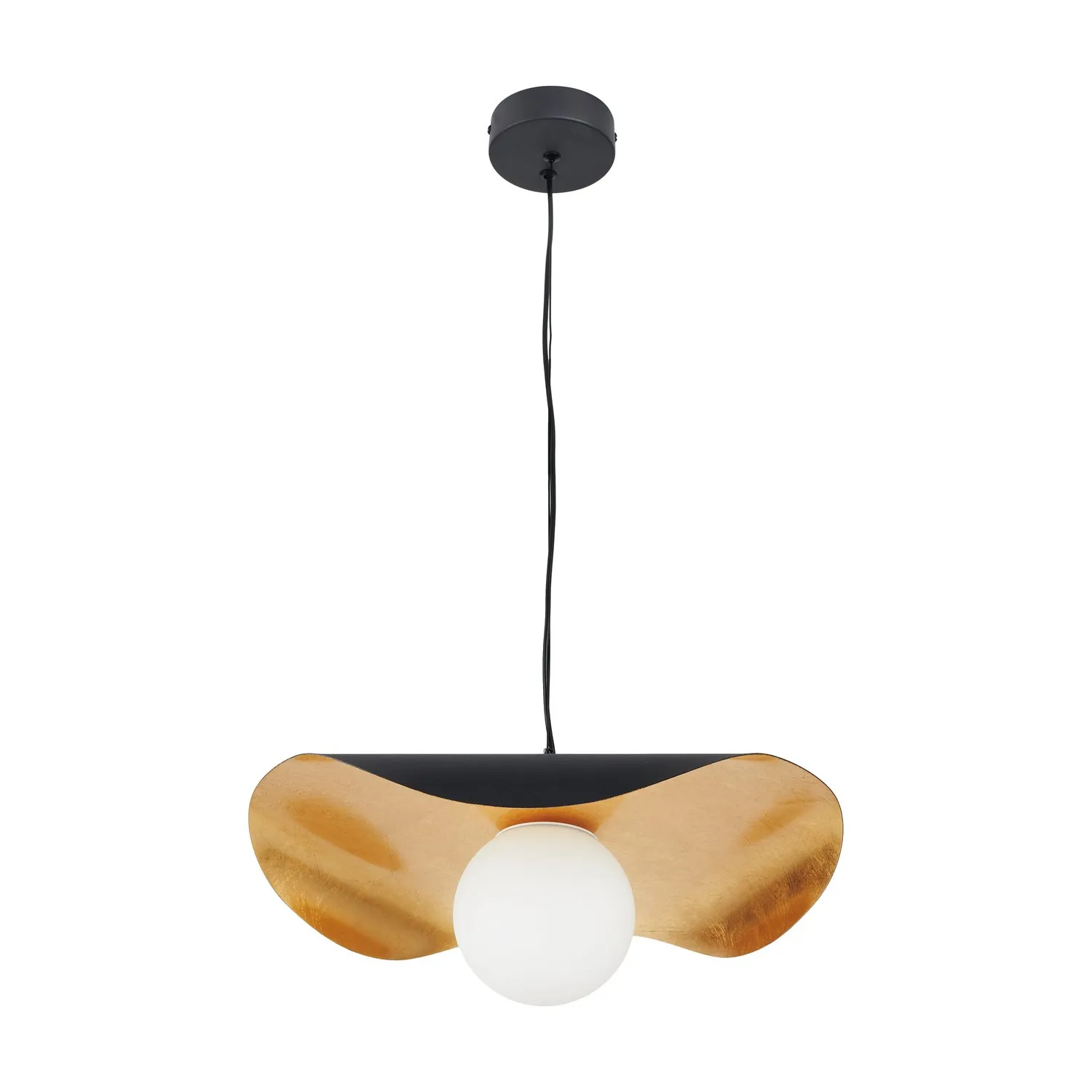 Lampa wisząca ENZO 40 cm - czarno złota - obrazek 16
