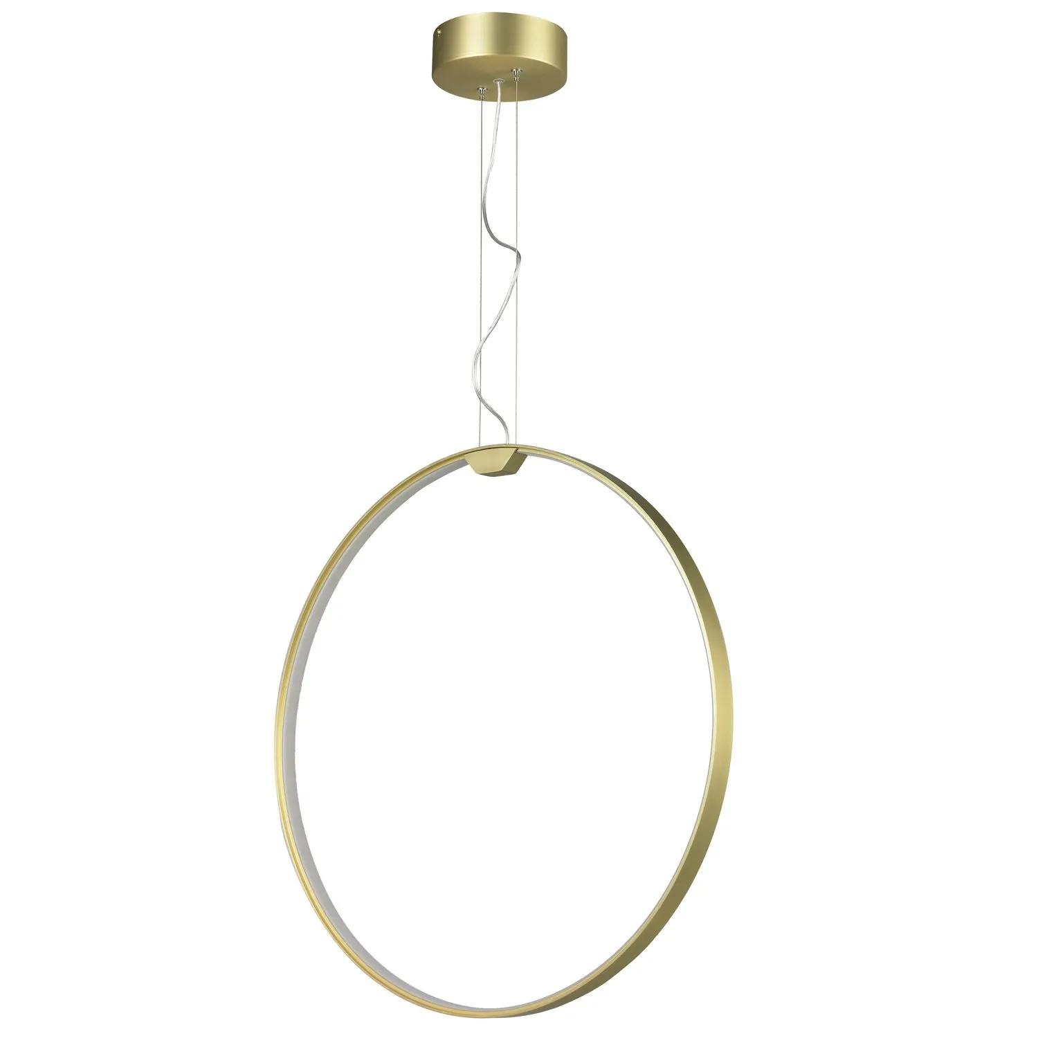 Lampa wisząca ACIRCULO 50 cm - złoty ring LED - obrazek 3