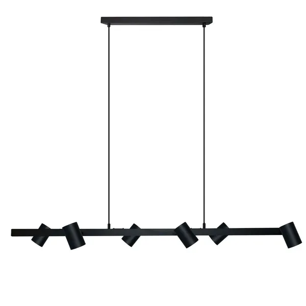 Lampa wisząca Snow 6 czarna 6xGU10