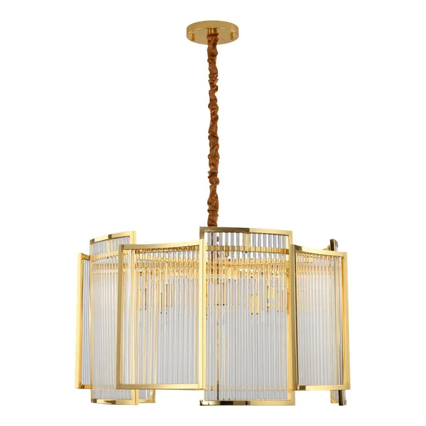Lampa wisząca IMPERIO złota  80 cm