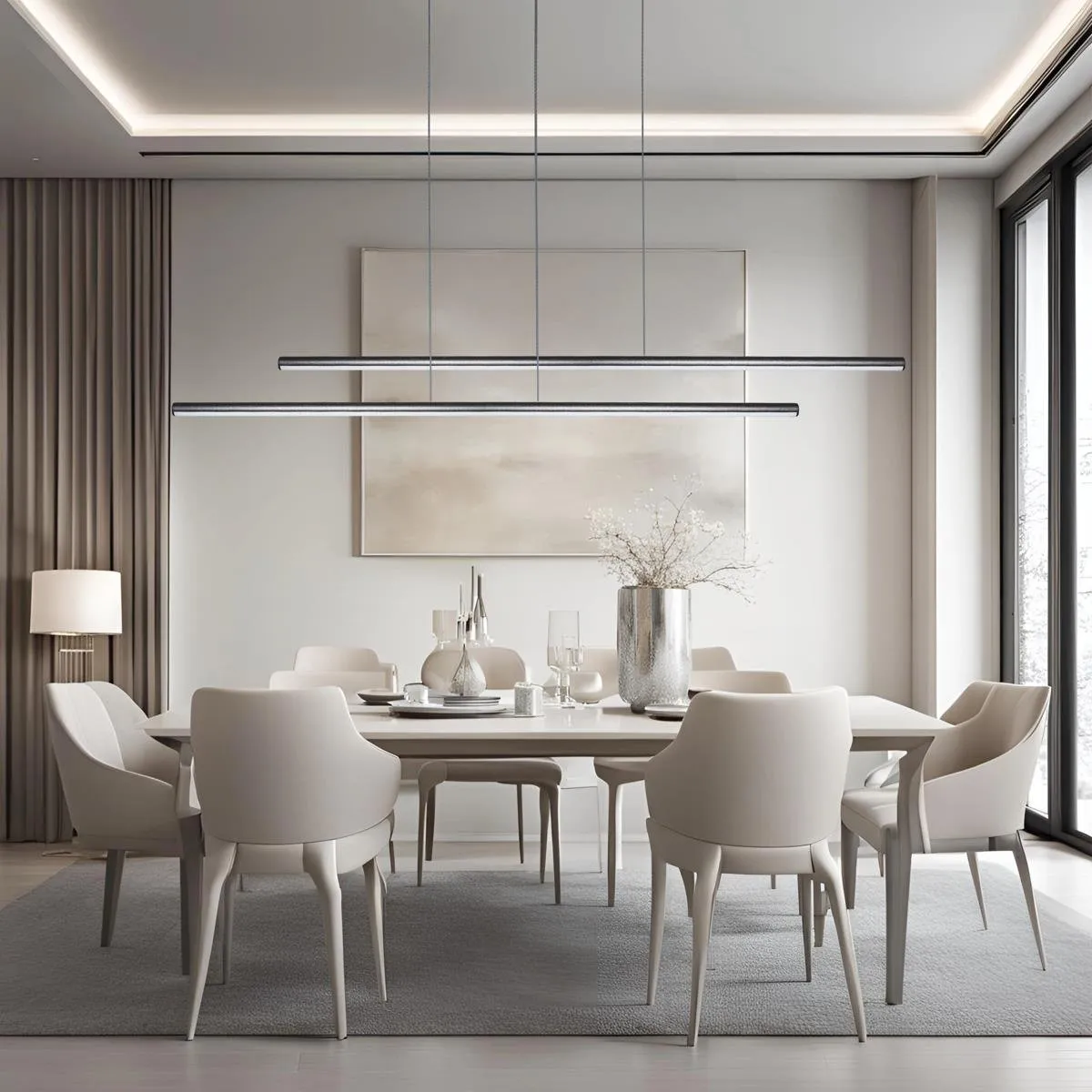 Lampa wisząca LINEA No.2B 100cm 4k czarna Altavola Design - obrazek 3