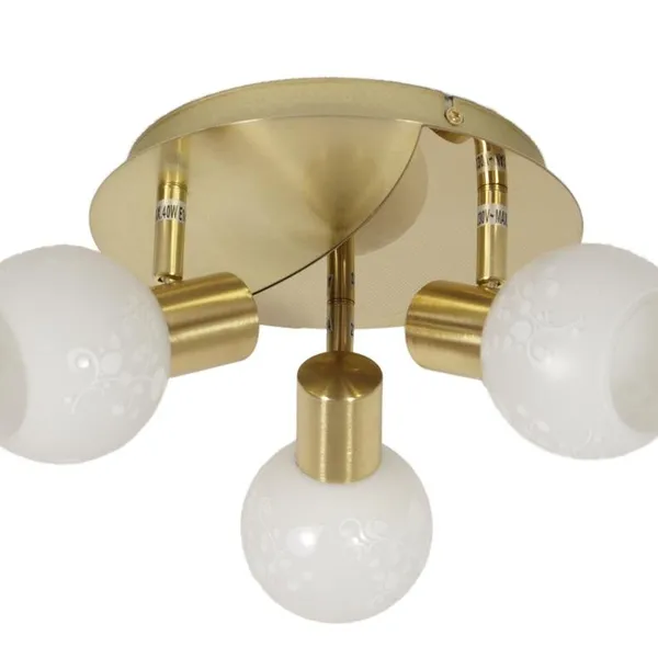AVILA LAMPA SUFITOWA PLAFON 3X40W E14 MOSIĄDZ