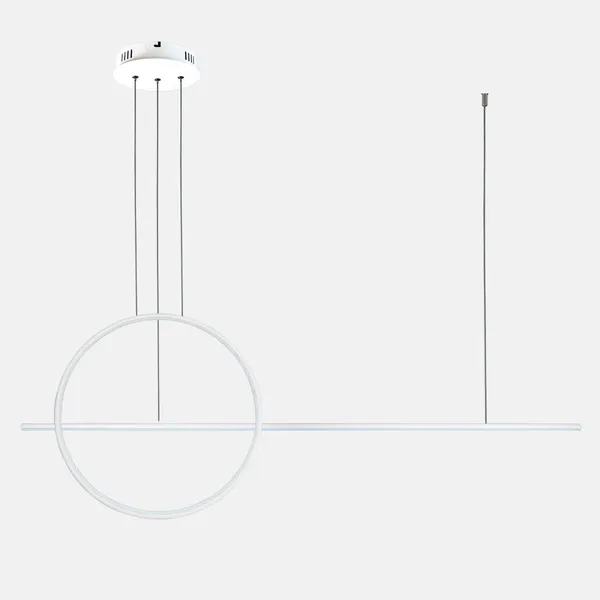 Lampa wisząca Linea No.2 120 40cm biała 3k