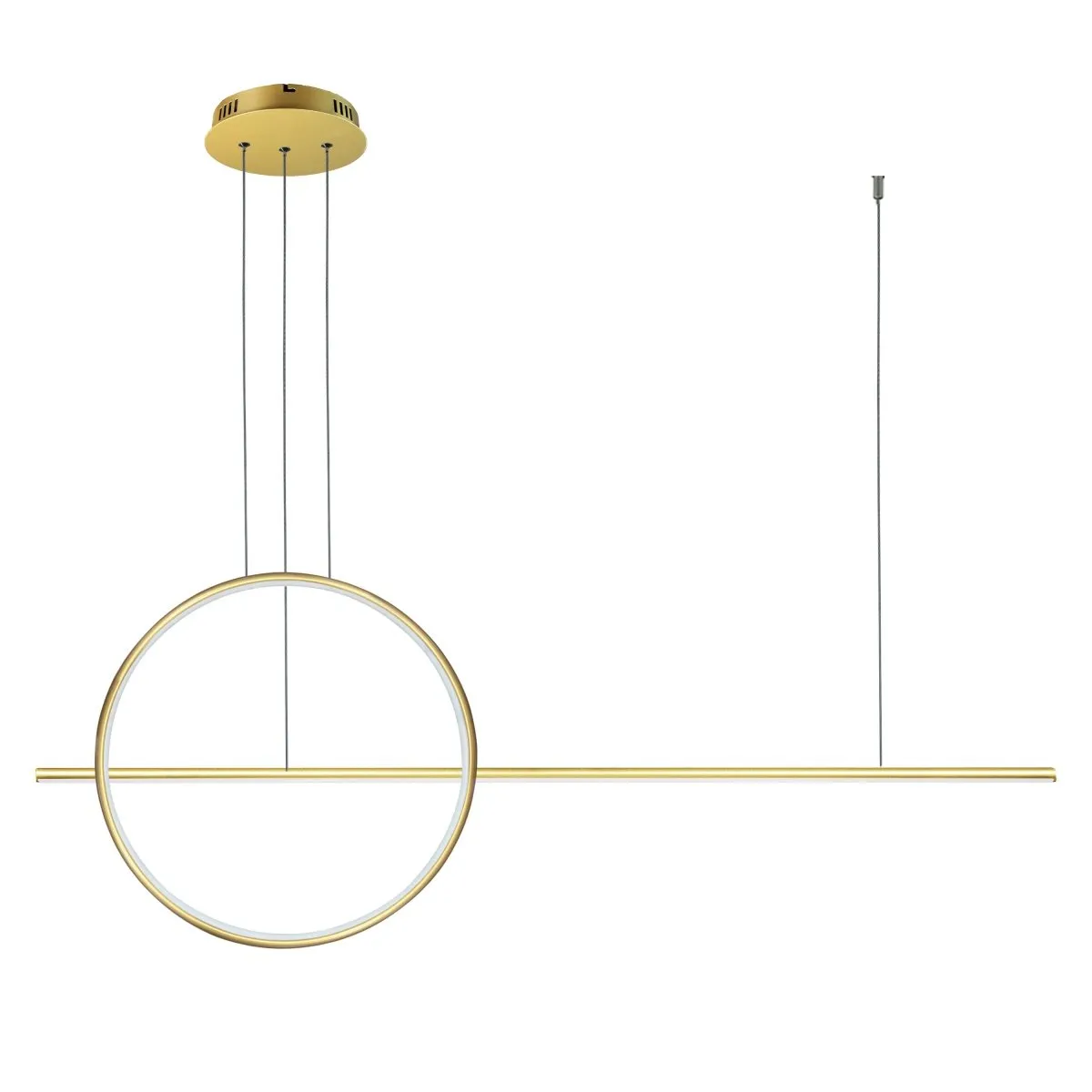Lampa wisząca Linea No.2 120 40cm złota 3k - obrazek 6