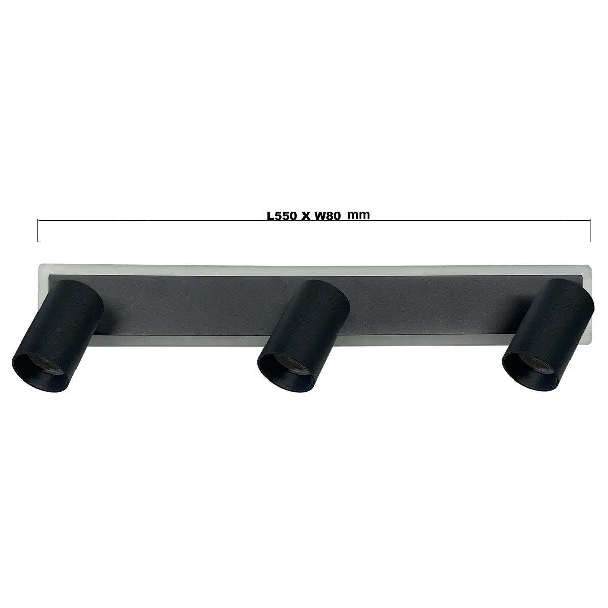 Spot Parma 3 czarny 3xGU10 LED CCT - obrazek 9