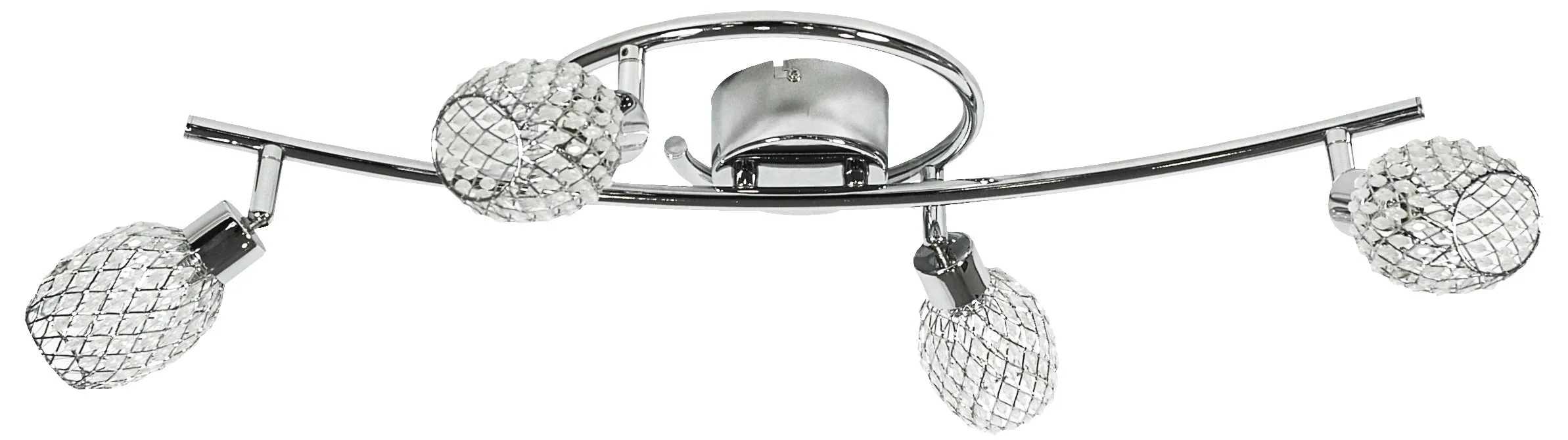 CLEAR LISTWA/SPIRALA 4X40W G9 TRANSPARENTNY