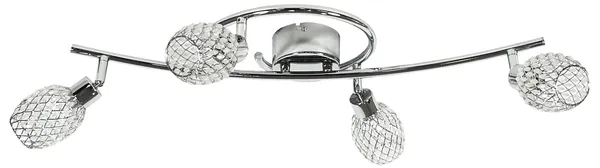 CLEAR LISTWA/SPIRALA 4X40W G9 TRANSPARENTNY
