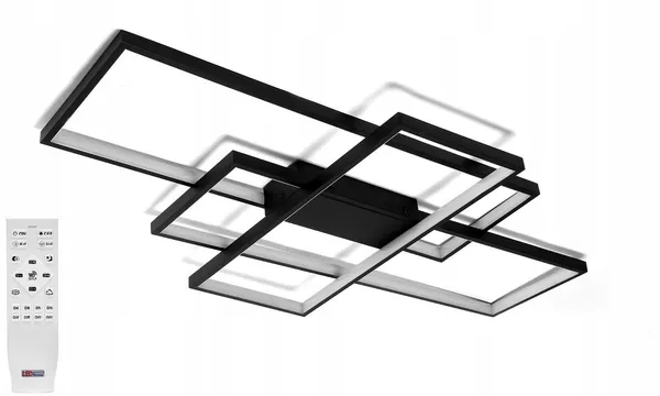 Lampa LED RING 100W DL-J07 czarny