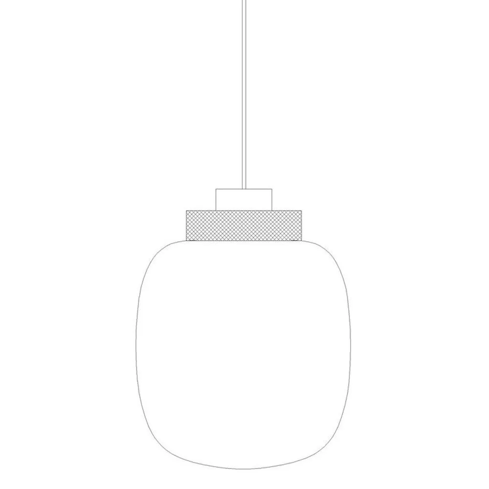 Lampa wisząca BOOM 25 cm - LED, klosz bursztynowy, wykonczenie złote - obrazek 7