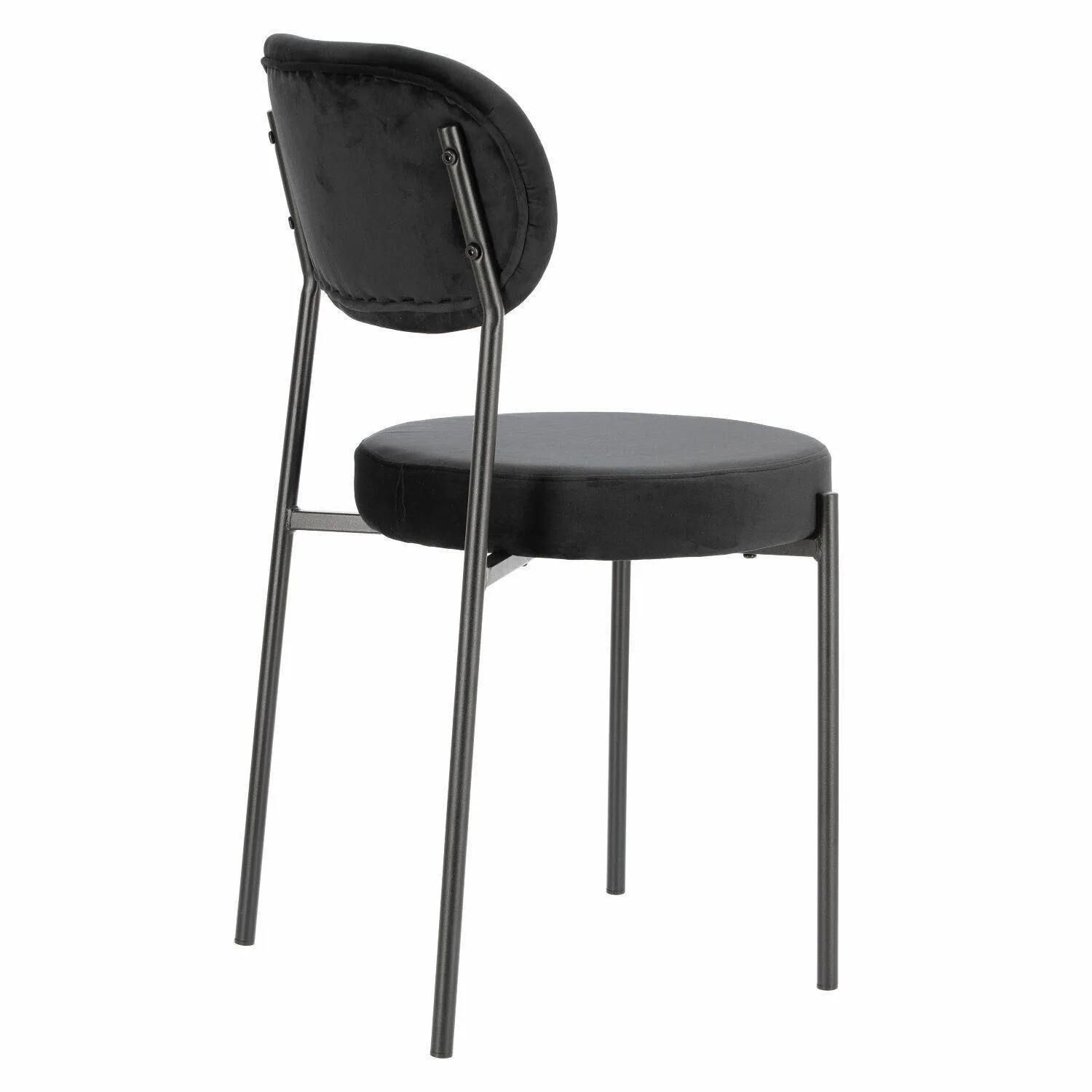 Krzesło Camile Velvet czarne - obrazek 6