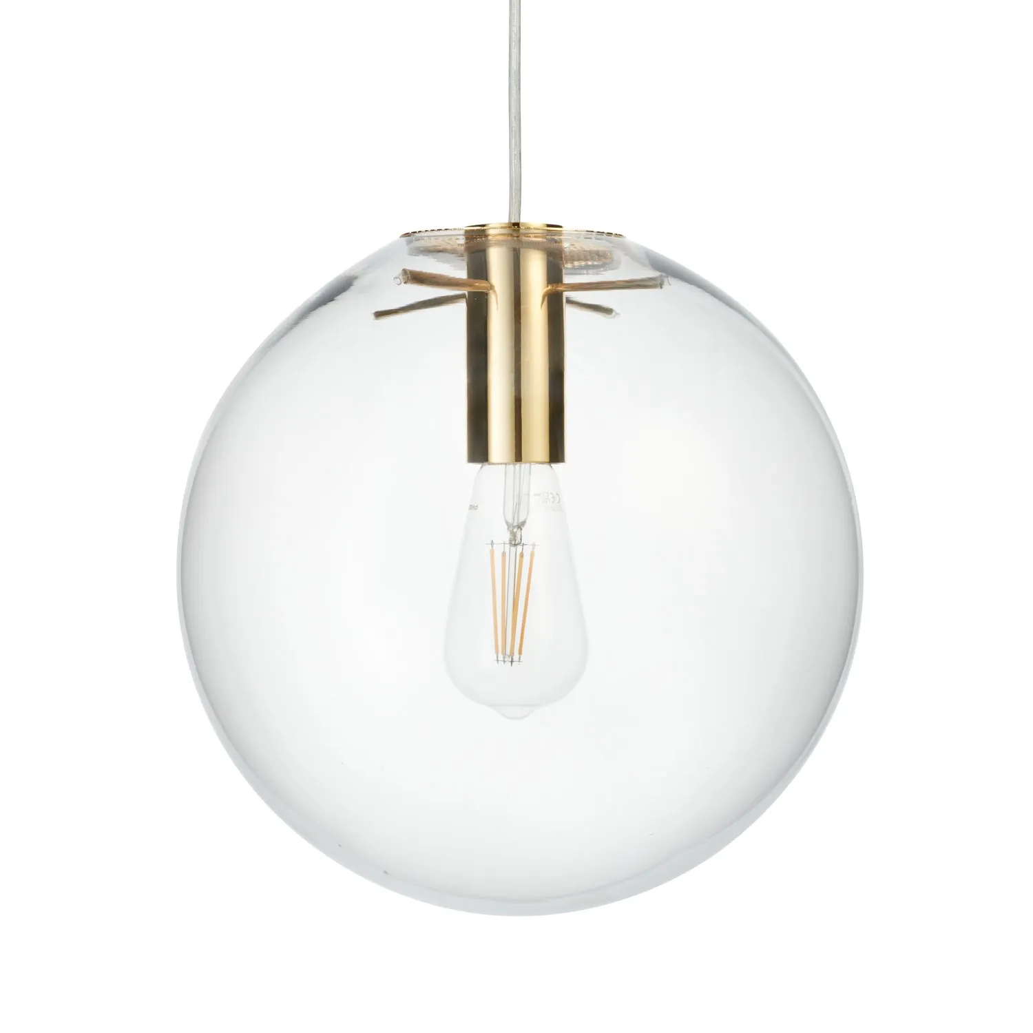 Lampa wisząca TONDA złota 30 cm - obrazek 3