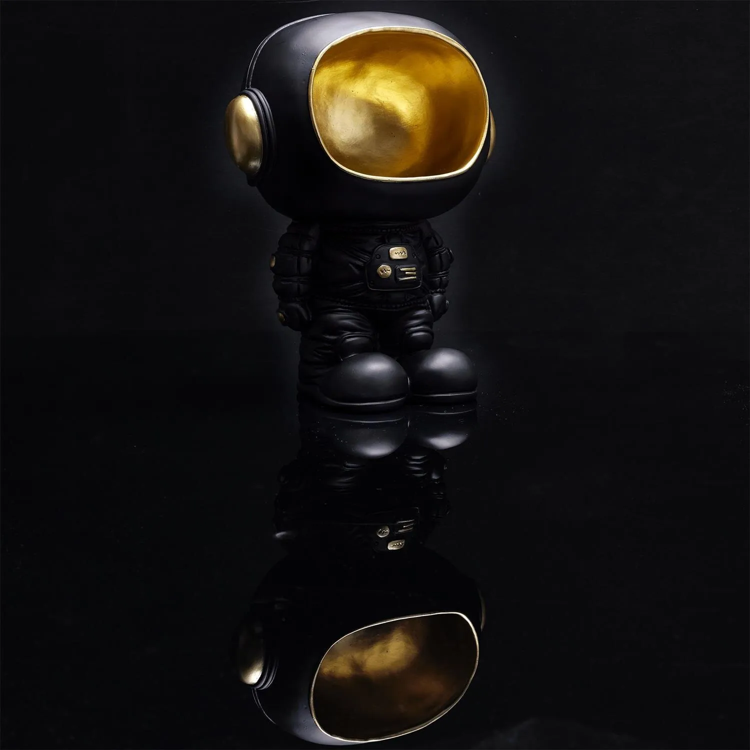 Figurka Astronauta z funkcją przechowywania czarna/złota - obrazek 7