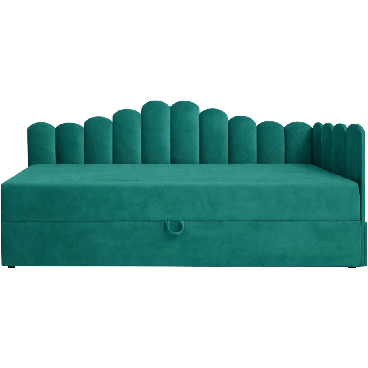 Łóżko dziecięce tapicerowane 80x200 NELA royal 33 prawe - obrazek 2