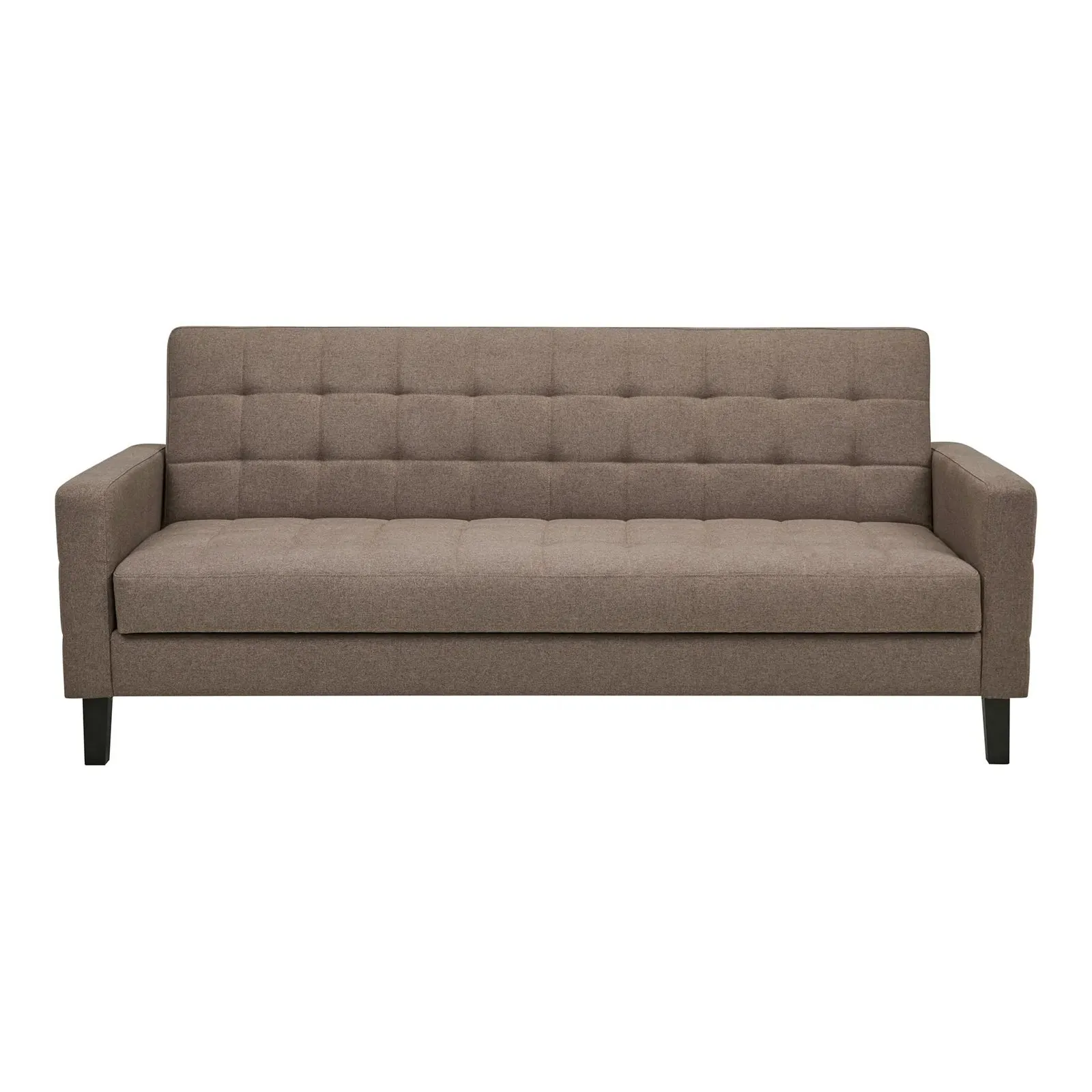 Sofa rozkładana Milton brązowa/ czarne nogi - obrazek 2