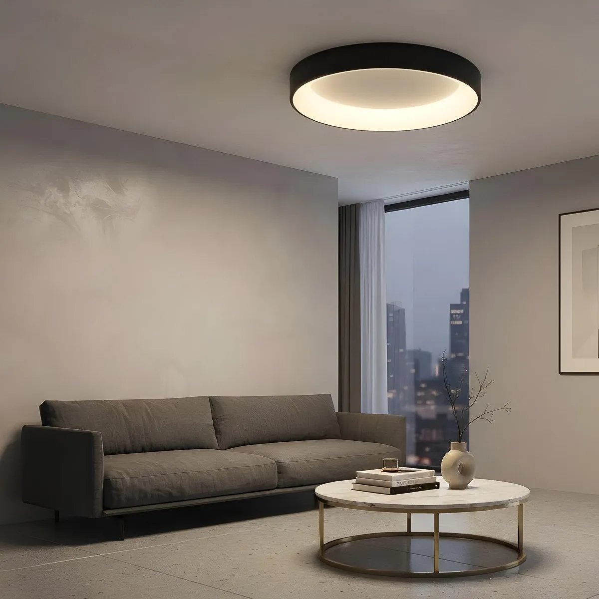 Plafon Georgia 60 cm czarny LED CCT - obrazek 3